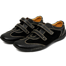 Para Hombres Dr. Scholls Tenis de Cuero Informales Gancho y Lazo Cómodos Zapatos para Caminar Reino Unido