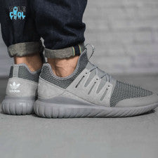 Adidas Hombre Tubular Radial Entrenadores, Zapatillas Gris S76718