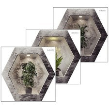 3 piezas calcomanías de pared pegatinas para decoración cuadros sala de estar