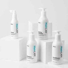 Set Anti Pérdida de Cabello 4 Pasos Cuidado del Cabello Champú Acondicionador Champú Exfoliante HairLXR