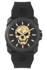 Orologio Uomo PHILIPP PLEIN SKULL KING PWLAA0322 Silicone Nero