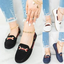 ZAPATOS MOCASINES MOCASINES ZAPATOS PLANOS CÓMODOS PARA OFICINA DE TRABAJO TALLA 3-8 PARA DAMA Y MUJER