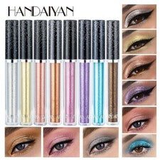 Sombra de ojos Handaiyan líquido brillo diamante sombra de ojos maquillaje de belleza