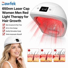 Dispositivo de crecimiento del cabello para la pérdida del cabello 164 diodos luz roja folículo piloso kit de cuidado co