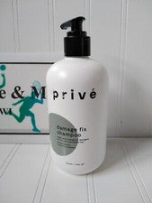 Champú Privé Damage Fix 12 OZ Bomba Botella ¡Nuevo! Productos profesionales para el cabello