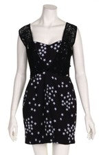 HEFTY dress Print Logo Plaque I 46 = D 40 black NEW