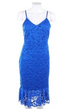 wal G Kleid Spitze UK 12 = D 38 electric blue NEU