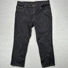 Pantalones de mezclilla Joseph A Bank para hombre negros estilo moderno calce a medida talla 40x29 NUEVO