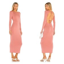 Nuevo con etiquetas Vestido ajustado Lovers + Friends Oaklee para mujer talla S rosa Barbiecore