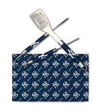 Juego de 3 utensilios para barbacoa New York Yankees