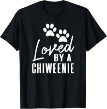 Camiseta Loved By A Chiweenie Regalo para Perro Mamá o Papá