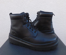 BOTINES UGG BURLEIGH NEGROS IMPERMEABLES CUERO/LANA, HOMBRE US 9/ EUR 42 ~NUEVOS