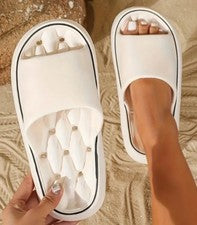Mujer Damas Sin Cordones Cómodas Deslizadores Mules Playa Eva Toboganes Zapatillas Sandalias Talla
