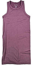 Vestido sin mangas tejido cuello redondo Hippie Rose para mujer púrpura talla L