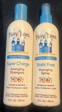 Champú y spray desenredante Fairy Tales Tangle Tamer Kids Super Charge 12 oz Ea