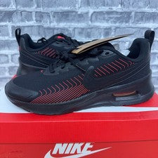 Nike Air Max NuAxis Negro Carmesí Brillante Correr FD4329-012 Hombres Talla 9 Nuevo