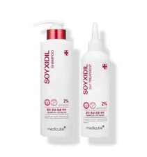 Champú Medicube SOYXIDIL 490 ml + Tratamiento 265 ml Cuidado de la Pérdida del Cabello Koreabeauty