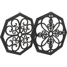 2 Piezas Decoraciones de Pared para Salón Rústicas Colgantes Hogar Decorativas