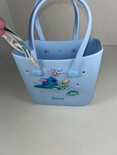 Bolso de Mano Disney Stitch Estilo Bogg Eva Impermeable Cocodrilo Dije Bolso de Playa