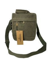Ariana Unisex Lona Mensajero Hombro Bandolera Viaje Utilidad Cartera Bolso