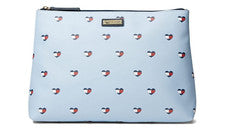 Nuevo Bolso sin asas de cosméticos Tommy Hilfiger azul brisa estilo callejero para mujer