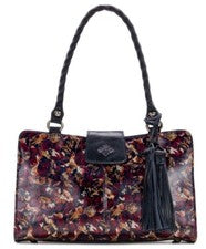 Nuevo Bolso Cartera Patricia Nash Para Mujer Rienzo Cuero Flor Escarlata