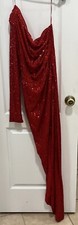 Vestido para mujer rojo brillo. Talla mediana. Brand Is Fashion Nova