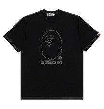 Camiseta Calce Relajado Costuras en Contraste BAPE Exclusiva de Cabra Talla L Rara Limitada