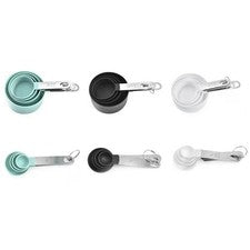 Juego de herramientas de medición funcionales de acero inoxidable de 4 piezas Cooking Essentials