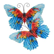 2 piezas figuras colgantes decoración pared mariposa hogar