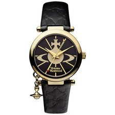 Reloj Vivienne Westwood Orb II para mujer negro/oro VV006BKGD
