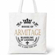 Bolso Shopper Casa Of Algodón Apellido Familiar ARMITAGE