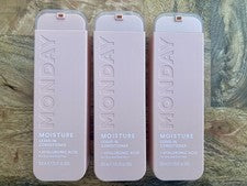 3 X Monday Moisture Leave In Acondicionador Ácido Hialurónico para Cabello Seco y Opaco Nuevo