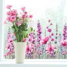 Adhesivos de PVC extraíbles de doble cara para decoración de primavera del hogar