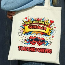 GUIOMAR Bolso de Mano Personalizado Regalo San Valentín Cumpleaños Navidad
