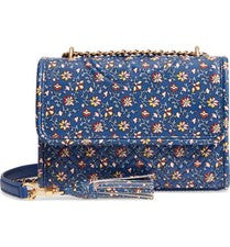 Bolso de hombro pequeño convertible estampado Fleming TORY BURCH para mujer 57005