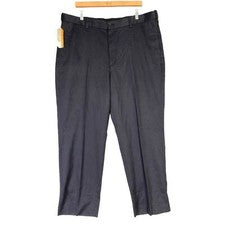 Pantalones chinos Savane para hombre talla 40 azules pierna recta sin arrugas NUEVOS NUEVOS CON ETIQUETAS