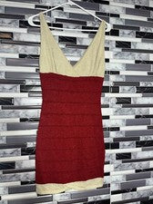 Vestido Wow Couture para mujer rojo brillante talla S