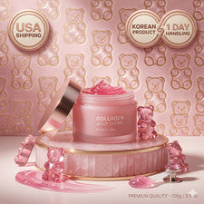 Crema para el cuidado de la piel de gelatina suave nutritiva hidratante facial encoge los poros K belleza