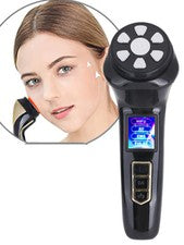 Mini máquina eléctrica para el cuidado de la piel facial con luz LED masajeador para eliminar arrugas de la piel