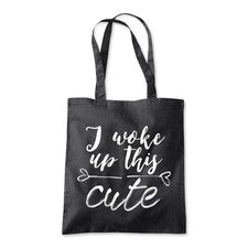 I Woke Up This Lindo Bolso de Compras Playa Shopper