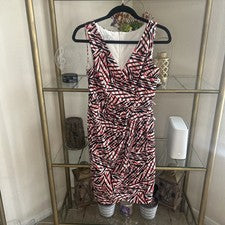 Vestido para mujer London Times multicolor con cremallera, talla 4