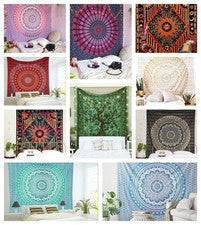 GRAN Colcha de Mandala Colgante de Pared Hippie Bohemia Arte para el Hogar Decoración