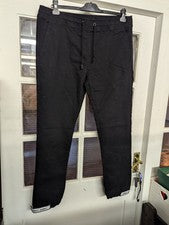 Pantalones de hip-hop negros estilo grande para hombre 34" W Night Addict nuevos con etiquetas en excelente estado