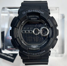 NUEVO CASIO G-SHOCK GD-100-1BJF Reloj Hombre Resina Negra De Japón