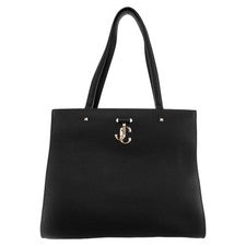 Bolso de Mano Jimmy Choo Avenue de Cuero 221AVENUE BOLSO DE MANO DAW NEGRO/ORO CLARO