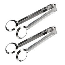 2 Pcs Küche Zange Küchenutensilien Edelstahl Edelstahlzange Küchenzange