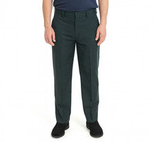 (5 PARES) DURA-KAP Hombres Sin Dobladillo 46/36 Verde Industrial Pantalones de Trabajo Con Bolsillos