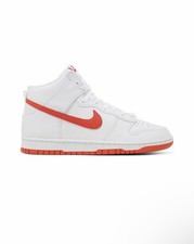 NUEVO Nike Dunk High Picante Rojo Naranja Blanco 2023 Illinois Tennessee DV0828-100