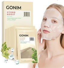 Paquete de 15 mascarillas faciales coreanas para el cuidado de la piel con ácido hialurónico suero vitamina C, caducidad